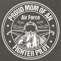 Proud Air Force Mom Fighter Pilot Design Cool Gift Cotton Canvas Backpack