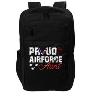 Proud Air Force Aungift Us Heart Military Gift Impact Tech Backpack