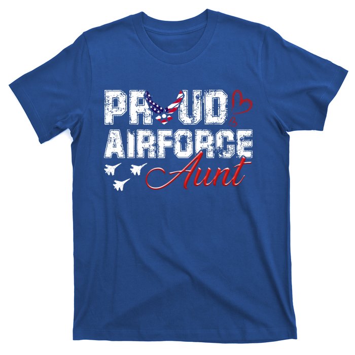 Proud Air Force Aungift Us Heart Military Gift T-Shirt