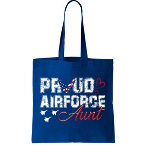 Proud Air Force Aungift Us Heart Military Gift Tote Bag