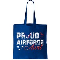 Proud Air Force Aungift Us Heart Military Gift Tote Bag