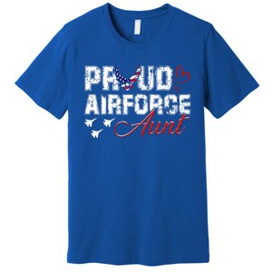 Proud Air Force Aungift Us Heart Military Gift Premium T-Shirt