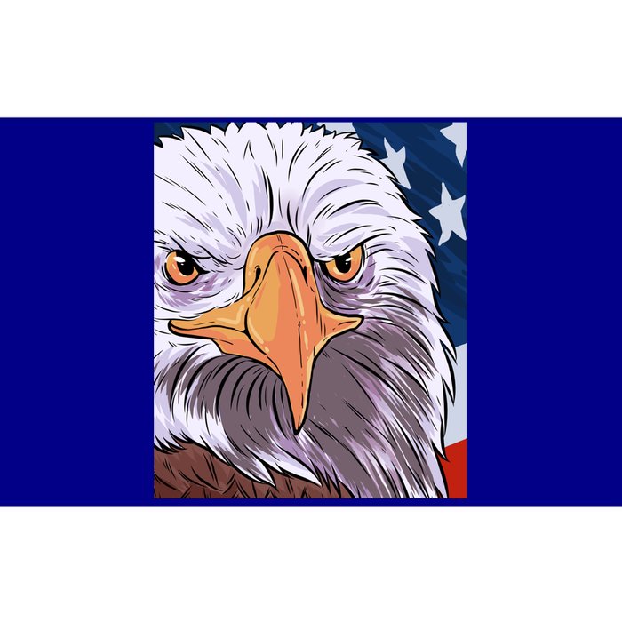 Proud American Flag One Nation Under God Patriotic Christian Funny Gift Bumper Sticker