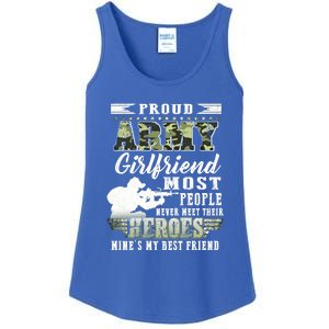 Proud Army Friend Most People Gift Ladies Essential Tank