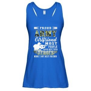 Proud Army Friend Most People Gift Ladies Essential Flowy Tank