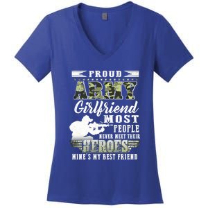 Proud Army Friend Most People Gift Women's V-Neck T-Shirt