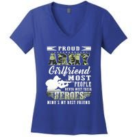 Proud Army Friend Most People Gift Women's V-Neck T-Shirt