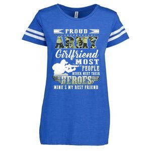 Proud Army Friend Most People Gift Enza Ladies Jersey Football T-Shirt