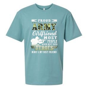 Proud Army Friend Most People Gift Sueded Cloud Jersey T-Shirt