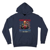 Peanut And Fred Make Pets Safe Again Trump 2024 Usa Grunged Flag Hoodie