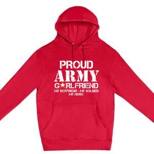 Proud Army Friend Meaningful Gift Military Friend My Hero Premium Pullover Hoodie