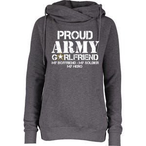 Proud Army Friend Meaningful Gift Military Friend My Hero Womens Funnel Neck Pullover Hood