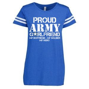 Proud Army Friend Meaningful Gift Military Friend My Hero Enza Ladies Jersey Football T-Shirt