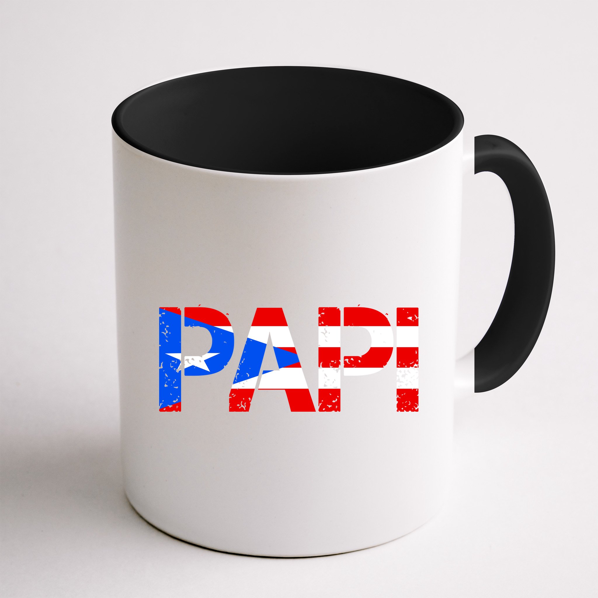 Papi American Flag Vintage Father's Day Mug