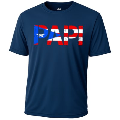 Papi American Flag Vintage Father's Day Performance Shirt