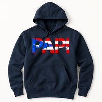 Papi American Flag Vintage Father's Day Hoodie
