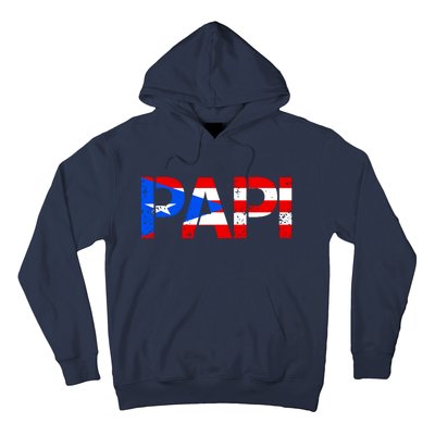 Papi American Flag Vintage Father's Day Hoodie