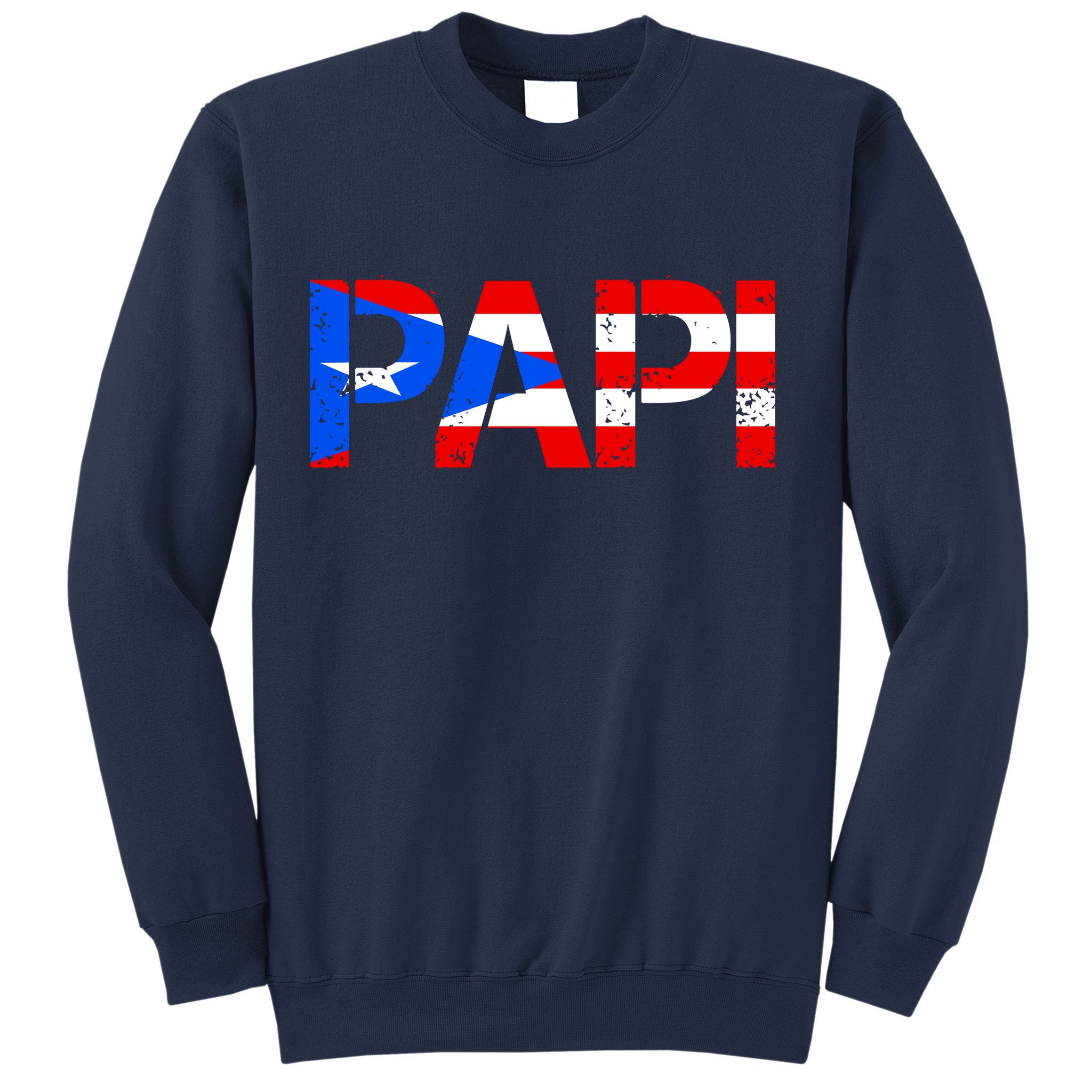 Papi American Flag Vintage Father's Day Sweatshirt