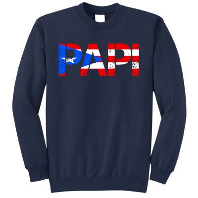 Papi American Flag Vintage Father's Day Sweatshirt