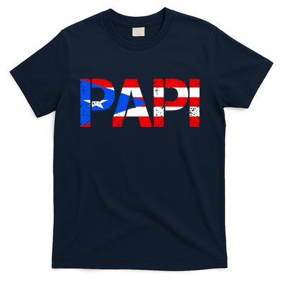 Papi American Flag Vintage Father's Day T-Shirt