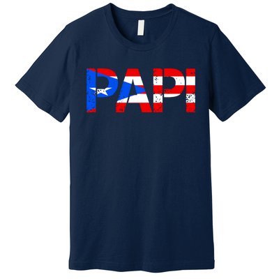 Papi American Flag Vintage Father's Day Premium T-Shirt