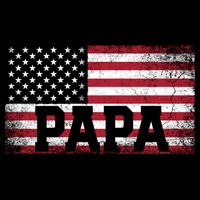 Papa American Flag FatherS Day 4th Of July Gift Grandpa Gift Backpack