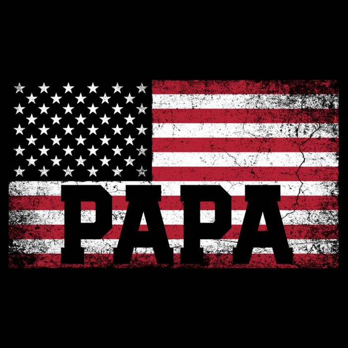 Papa American Flag FatherS Day 4th Of July Gift Grandpa Gift Backpack