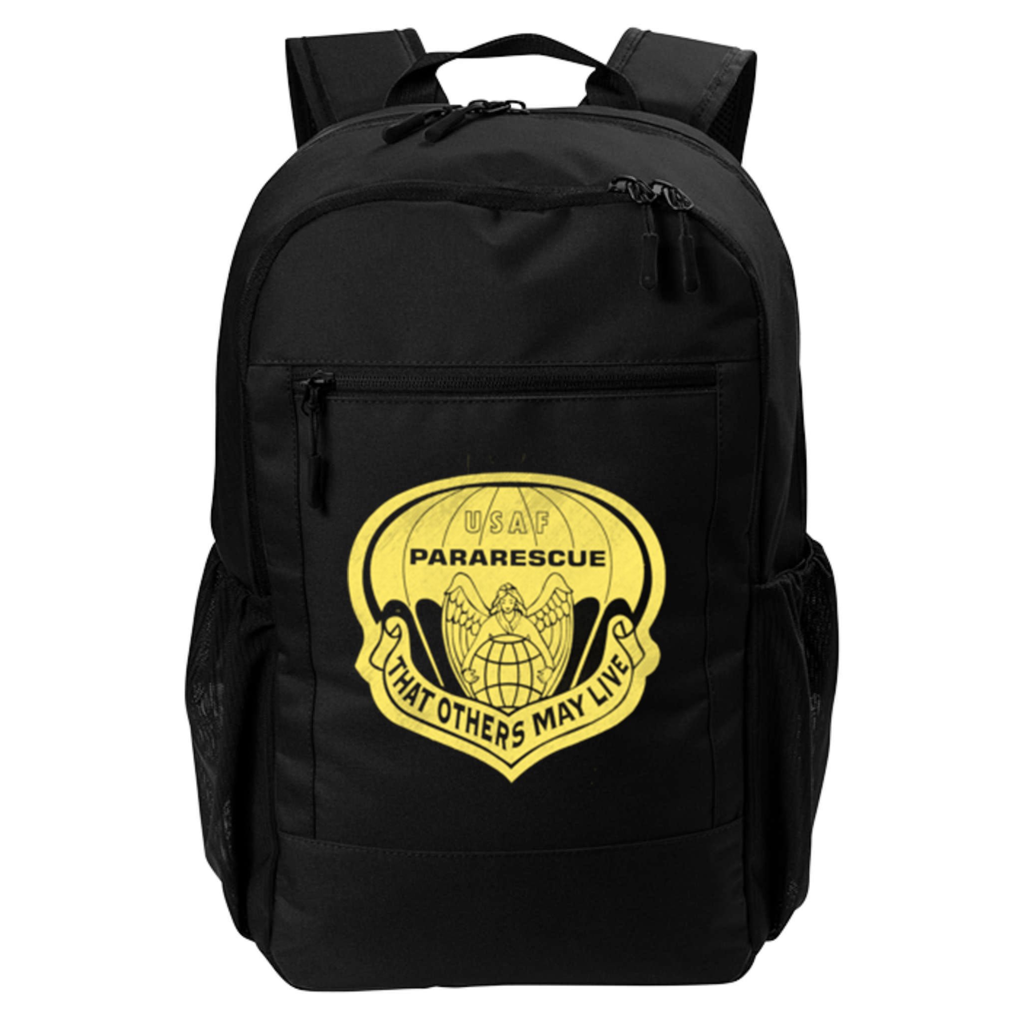 Proud Air Force Pararescue Veteran Vintage Flag Veterans Day Gift Backpack