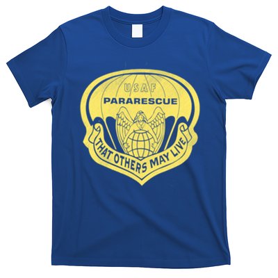 Proud Air Force Pararescue Veteran Vintage Flag Veterans Day Gift T-Shirt