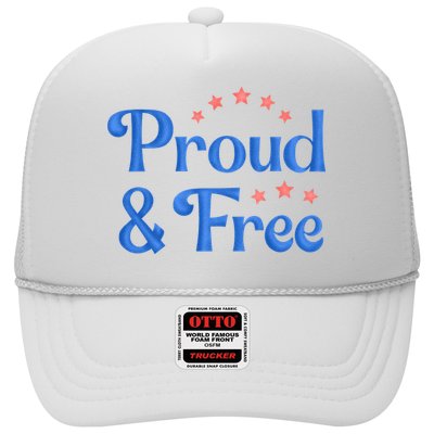 Proud And Free Usa 4th Of July Trucker Hat