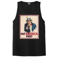 Put America First Poster Trump 2024 Patriotic American PosiCharge Competitor Tank