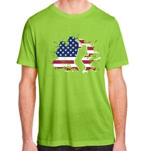 Patriotic American Flag Baseball design, Baseball design Adult ChromaSoft Performance T-Shirt