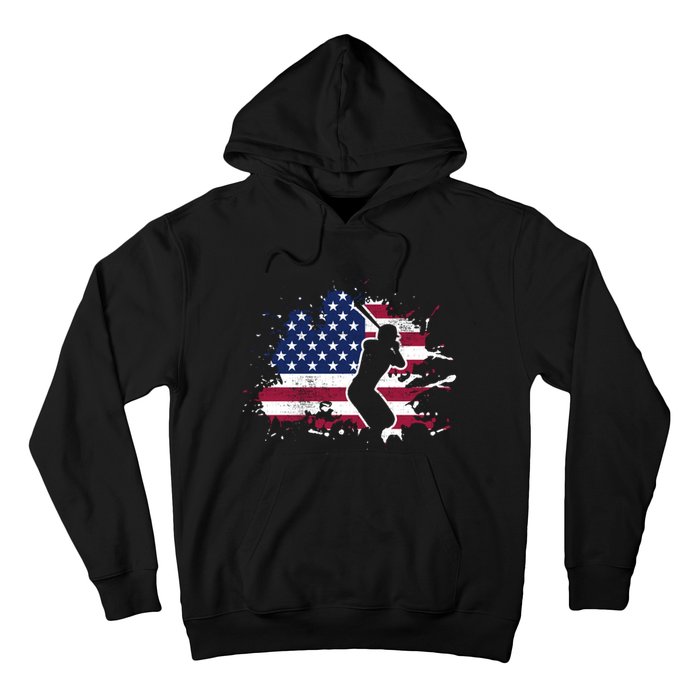 Patriotic American Flag Baseball design, Baseball design Hoodie