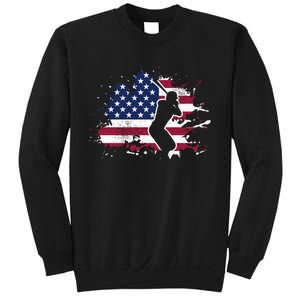 Patriotic American Flag Baseball design, Baseball design Sweatshirt