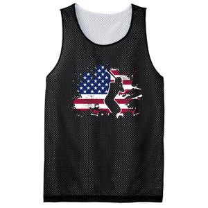 Patriotic American Flag Baseball design, Baseball design Mesh Reversible Basketball Jersey Tank