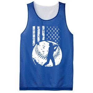 Patriotic American Flag Baseball Design Baseball Design Cute Gift Mesh Reversible Basketball Jersey Tank