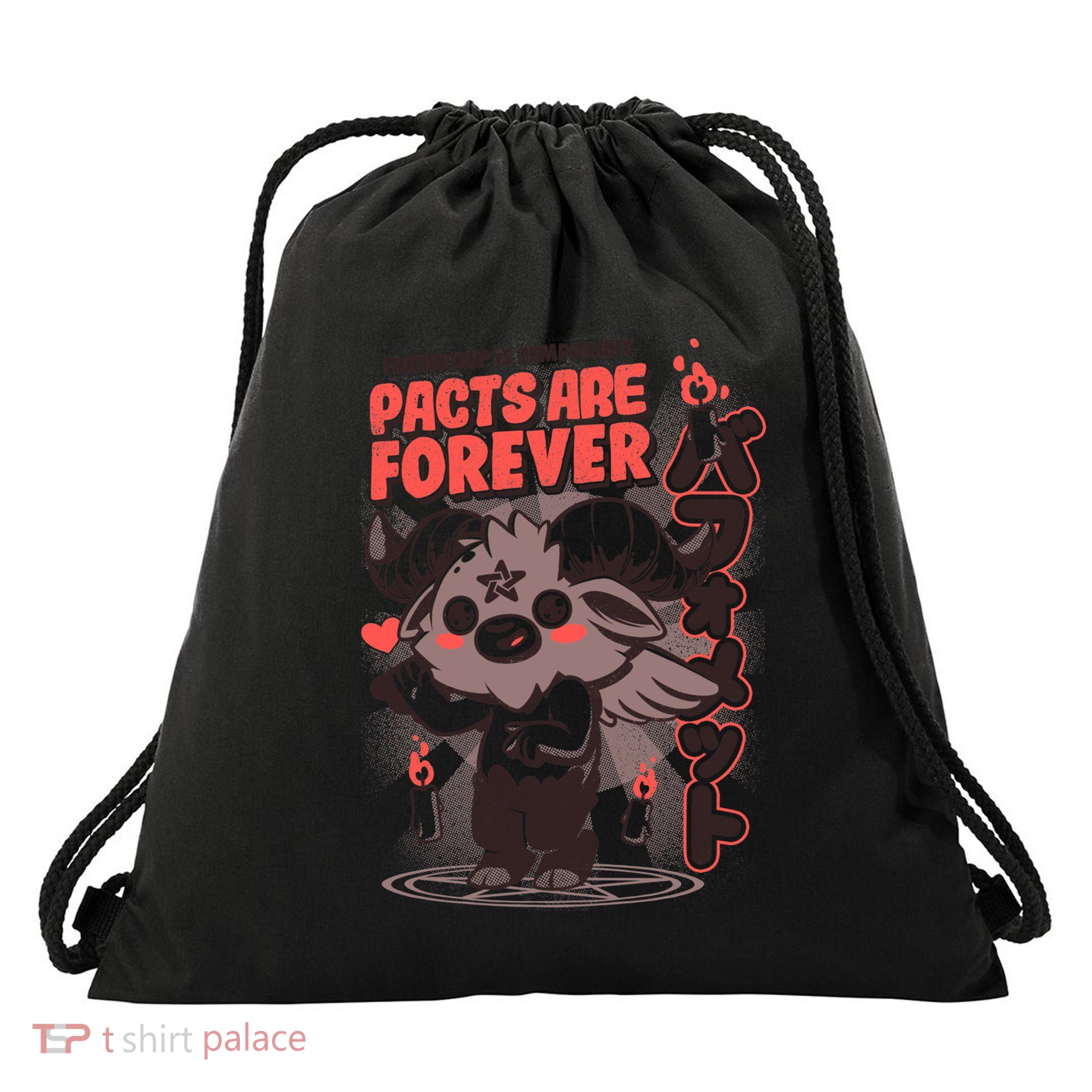 Pacts Are Forever Drawstring Bag