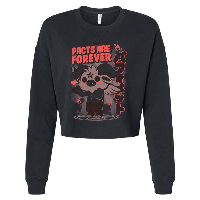 Pacts Are Forever Cropped Pullover Crew