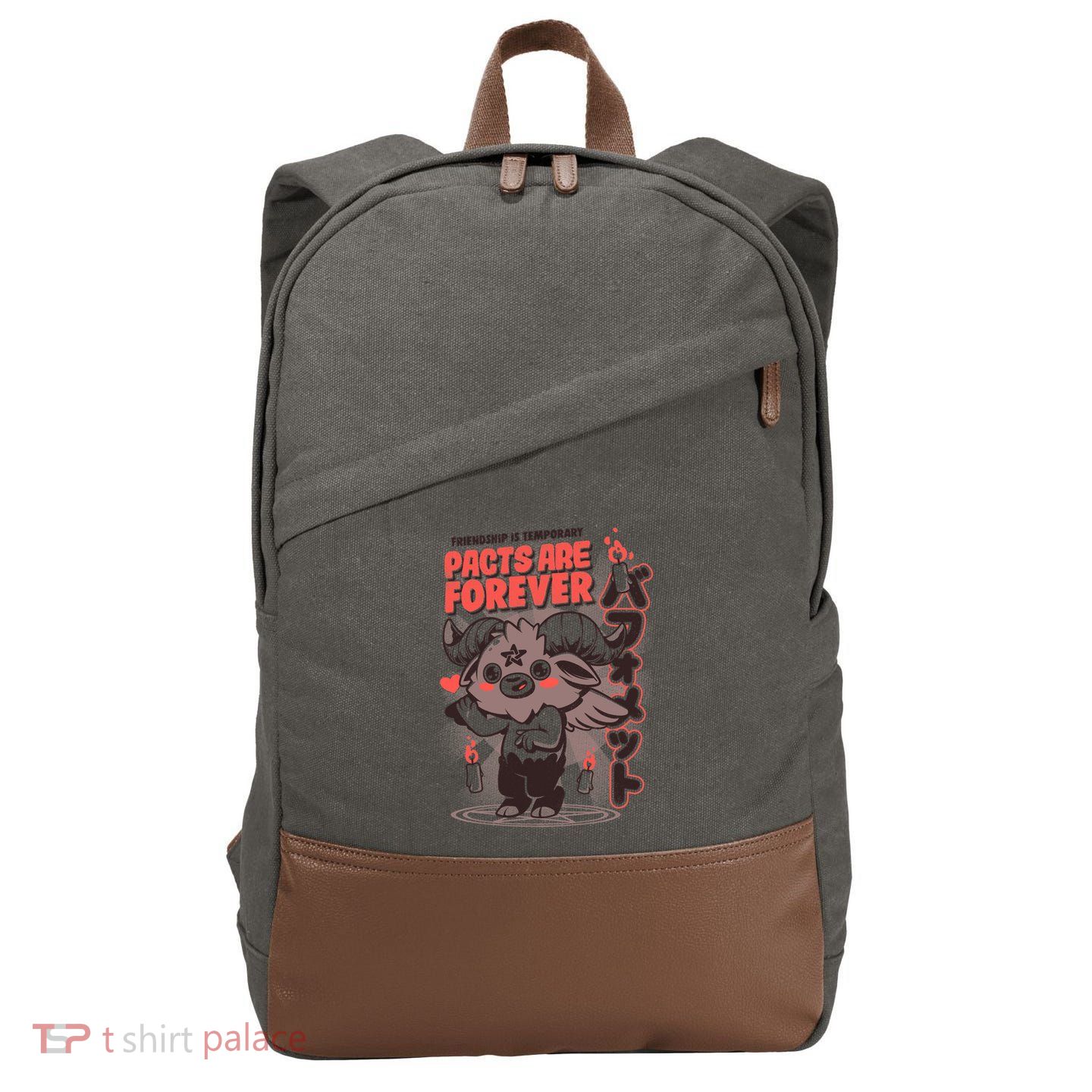 Pacts Are Forever Cotton Canvas Backpack