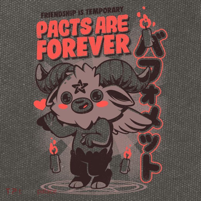 Pacts Are Forever Cotton Canvas Backpack