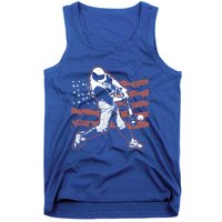 Patriotic American Flag Baseball Design Baseball Design Gift Tank Top