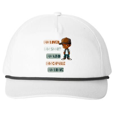 Positive Affirmations For African American Snapback Five-Panel Rope Hat