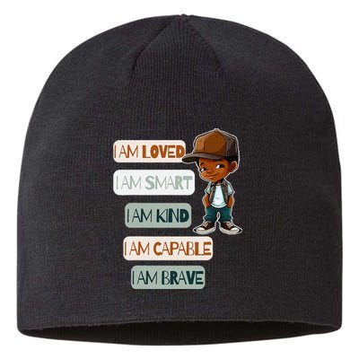 Positive Affirmations For African American Sustainable Beanie