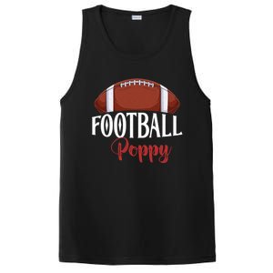 Proud American Football Poppy Funny Gift For FatherS Day Gift PosiCharge Competitor Tank