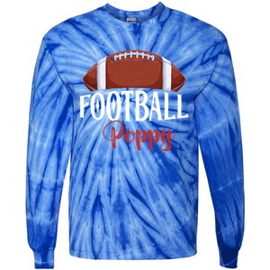 Proud American Football Poppy Funny Gift For FatherS Day Gift Tie-Dye Long Sleeve Shirt