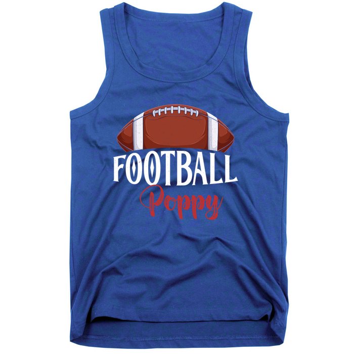 Proud American Football Poppy Funny Gift For FatherS Day Gift Tank Top