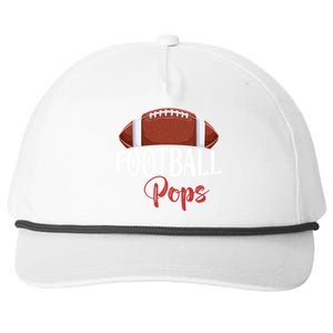 Proud American Football Pops Funny Gift For FatherS Day Gift Snapback Five-Panel Rope Hat