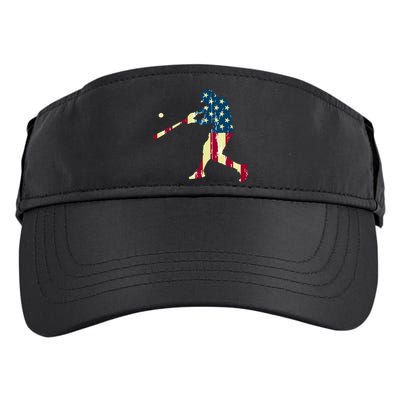 Patriotic American Flag Baseball Gift Baseball Gift Adult Drive Performance Visor