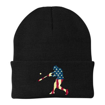 Patriotic American Flag Baseball Gift Baseball Gift Beanie