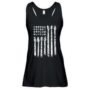 Patriotic AMERICAN FLAG Guitar Guitarist Gift Musician Ladies Essential Flowy Tank